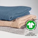 Roba Bež bombažna pletena otroška odeja 80x80 cm Frosty Almond – | Shoptok.si