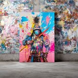 Slika SAMURAI SPIRIT na platnu | Poslikana struktura | Shoptok.si