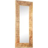 vidaXL Ručno izrezbareno ogledalo 110 x 50 x 11 cm masivno drvo manga | shoptok.hr