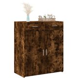  Komoda boja dimljenog hrasta 80x42,5x93 cm konstruirano drvo | shoptok.hr