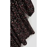 Marisse Black Dress With Puffed Sleeves And A Flared Bottom | Eponuda.ba