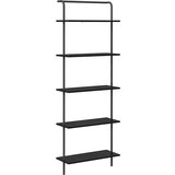 vidaXL Polica Crni hrast 60 x 24 x 168 cm Konstruirano drvo | shoptok.hr