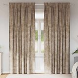  Baršunaste zavjese 2 pcs Šampanjca 225 x 140 cm Baršun | shoptok.hr