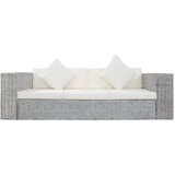 vidaXL 2-dijelni set sofa od prirodnog ratana s jastucima sivi | shoptok.hr