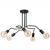 LAMKUR Crna stropna svjetiljka 59x59 cm Domino – | shoptok.hr
