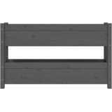  Sadilica siva 112x25x66 cm od masivne borovine | shoptok.hr