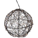  LED spoljašnja božićna dekoracija 200xLED/230V, prečnika 18 cm, IP44, topla bela, kugla/crna | Eponuda.com