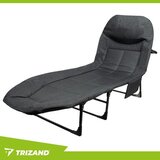 Trizand sklopivi kamp krevet s madracem i podesivim naslonom 200x65 cm | Shoptok.si
