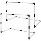 The Living Store Set mini nogometnih golova za djecu 2 kom 91,5 x 48 x 61 cm | shoptok.hr