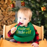 Pearhead 2 dijelni set božićnih silikonskih podbradnjaka elf | shoptok.hr