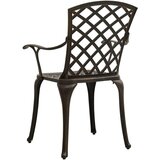  3-dijelni bistro set od lijevanog aluminija brončani | shoptok.hr