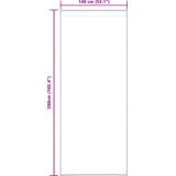 vidaXL Zavjese sa zavjesama 2 pcs Bijela 140 x 260 cm Poliester | shoptok.hr