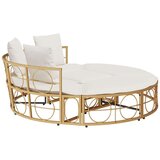vidaXL Zunanja lounge postelja brez baldahina Poly Rattan | Shoptok.si