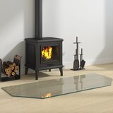 vidaXL Staklena ploča za kamin &scaron;esterokutna 120 x 50 cm cijene