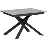 Itamoby   Ganty (90x120/180 cm) - siva/antracit, barva nog: antracit - raztegljiva jedilna miza, (20842798) Cene