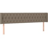  Uzglavlje s ušima smeđesivo 203x16x78/88 cm od tkanine | Eponuda.com