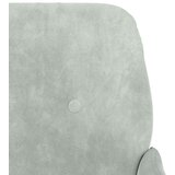  Fotelja svjetlosiva 62 x 79 x 79 cm baršunasta | shoptok.hr
