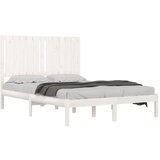  Posteljni okvir bel iz trdne borovine 120x200 cm, (20684956) | Shoptok.si