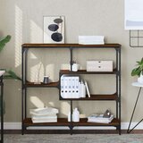 vidaXL Konzolni stol boja smeđeg hrasta 103x32x95 cm konstruirano drvo | shoptok.hr