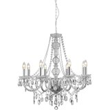 Lesnina XXXL Searchlight 8888-8CL - Luster na lancu MARIE THERESE 8xE14/40W/230V | Eponuda.com
