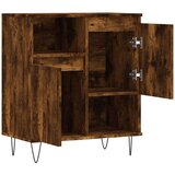 vidaXL Komoda dimljeni hrast 60x35x70 cm inženirski les | Shoptok.si