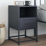 vidaXL Nočna omarica antracit 36x39x60,5 cm jeklo | Shoptok.si