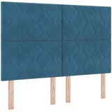  Krevet od pjene s madracem i LED-om Tamno plava 160 x 200 cm | shoptok.hr