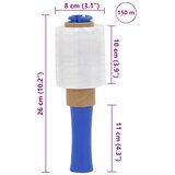  Rastezljive folije 50 kom prozirne 23 µm 10 cm x 150 m | shoptok.hr