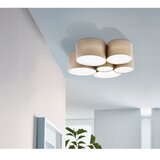 Eglo Pastore 1 plafonjera/6, e27, prečnik 990, tekstil siva/bela | Eponuda.com