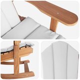  Vrtna Adirondack ljuljačka Prirodna 100% poliester | shoptok.hr
