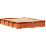  Konstrukcija postelje Voščeno rjava 210 x 178 x 30 cm, (5000023090) | Shoptok.si