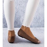 Gemre Brown ballet flats with patent toe Simard | Shoptok.si