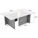 Hanah home sto za dnevnu sobu vetrino walnut