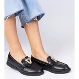 D/CEO marka niezdefiniowana Black women's moccasins with elegant decoration Viletta Cijene