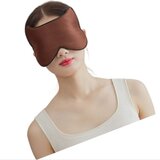 INF Svilena maska za spanje za potovanja, mehka maska za oči za spanje coffee, (21756074) | Shoptok.si