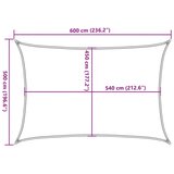  Jedro za zaštitu od sunca 160 g/m² pravokutno pijeska 5x6m HDPE | shoptok.hr