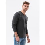 Ombre muška majica sa dugim rukavima siva L136 Cene