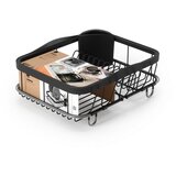 Umbra Crni željezan prilagodljiv ocjeđivač za posuđe 37x29 cm Sinkin – | shoptok.hr
