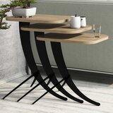 Hanah home Pion - Oak Oak Nesting Table (3 Pieces) | ePonuda.com
