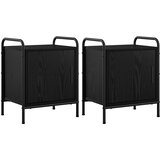  Noćni ormar 2 kom. Crni hrast 40 x 30 x 50 cm Konstruirano drvo | shoptok.hr