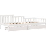  Dnevni krevet s ladicama bez madraca 90x200 cm masivno drvo | shoptok.hr
