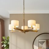  Endon 116994 - Luster na lancu HEATHCLIFF 5xE14/7W/230V mesing/jasen | Eponuda.com