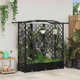  Povišeni krevet s mrežom i krovom Crna 163 x 40 x 126 cm PP | shoptok.hr