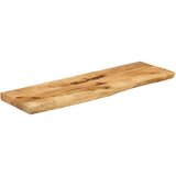 Stolna Mizna plošča 110x30x3,8cm naraven rob trden robusten mangov les, (21411605) | Shoptok.si