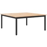  Klubska miza Naravna 100 x 100 x 45 cm Masivno borovo les, (5000107328) | Shoptok.si
