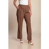 Fenzy Hlače Za Veće Veličine, Smeđe | shoptok.hr