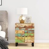  Noćni ormarić 50x33x60cm masivno obnovljeno i konstruirano drvo | shoptok.hr
