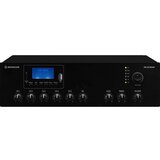 Monacor PA-812DAP ojačevalnik, 120W 100V, MP3, FM, Bluetooth, DAB+ - - Audio-Kondric | Shoptok.si