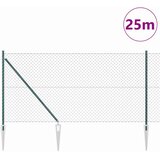  Zavareno žičano ograđivanje s bodljama 25 x 1 m Zelena Mreža | Shoptok.si