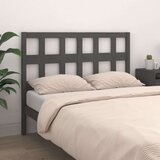  Uzglavlje za krevet sivo 205 5 x 4 x 100 cm od masivne borovine | shoptok.hr